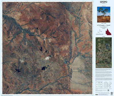 Department of Resources Mount Isa (6756-14i) digital map