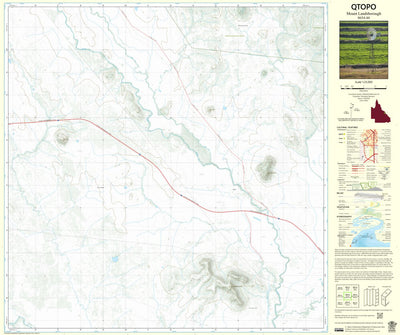 Department of Resources Mount Landsborough (8654-44) digital map