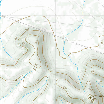 Department of Resources Mount Landsborough (8654-44) digital map