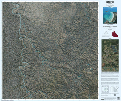 Department of Resources Mount Madden (7765-13i) digital map