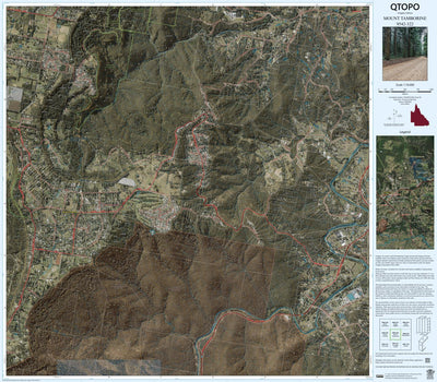 Department of Resources MOUNT TAMBORINE (9542-322i) digital map