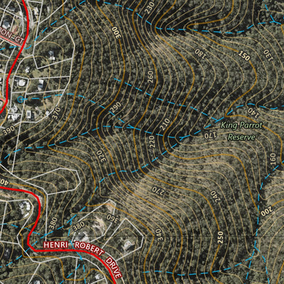 Department of Resources MOUNT TAMBORINE (9542-322i) digital map