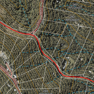 Department of Resources MOUNT TAMBORINE (9542-322i) digital map