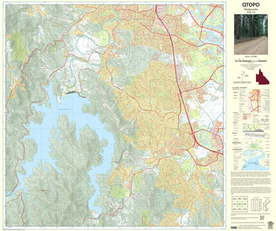 Department of Resources Mudgeeraba (9541-14) digital map