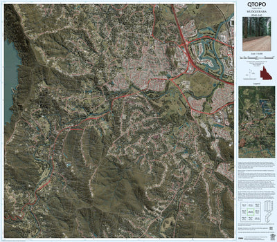 Department of Resources MUDGEERABA (9541-142i) digital map