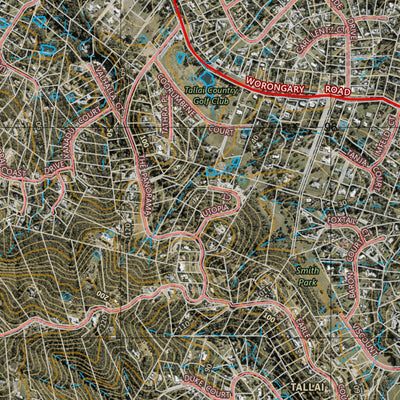 Department of Resources Mudgeeraba (9541-14i) digital map