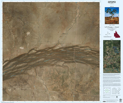 Department of Resources Muttaburra (7852-32i) digital map