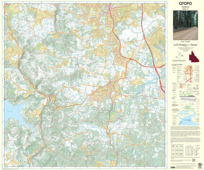 Department of Resources Nambour (9444-12) digital map