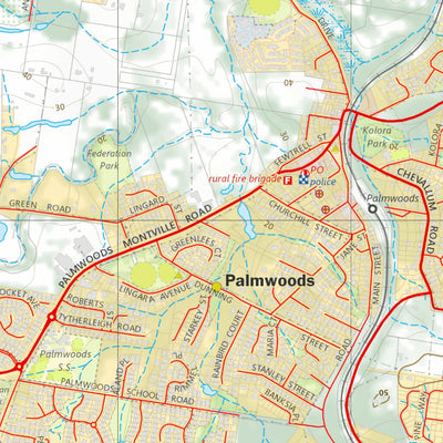 Department of Resources Nambour (9444-12) digital map