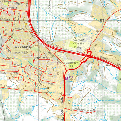 Department of Resources Nambour (9444-12) digital map