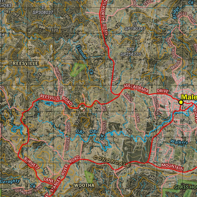Department of Resources Nambour (9444i) digital map