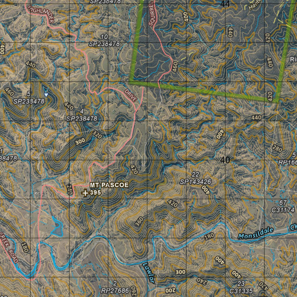 Nanango (9344i) Map by Department of Resources | Avenza Maps