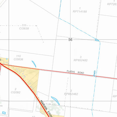 Department of Resources North Eton (8655-12) digital map