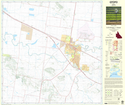 Department of Resources Oakey (9243-32) digital map