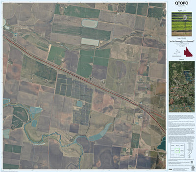 Department of Resources Oakey (9243-324i) digital map