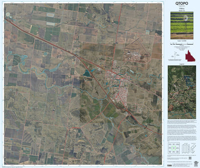 Department of Resources Oakey (9243-32i) digital map