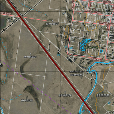 Department of Resources Oakey (9243-32i) digital map