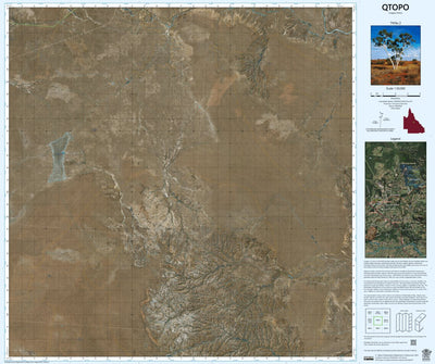 Department of Resources Pentland (7956-2i) digital map