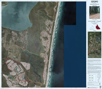 Department of Resources PEREGIAN BEACH (9545-332i) digital map