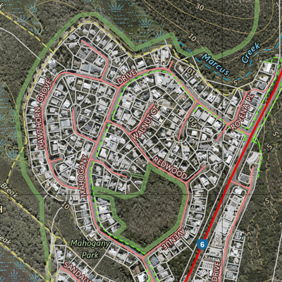 Department of Resources PEREGIAN BEACH (9545-332i) digital map