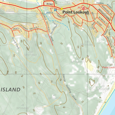 Department of Resources Point Lookout (9643-33) digital map