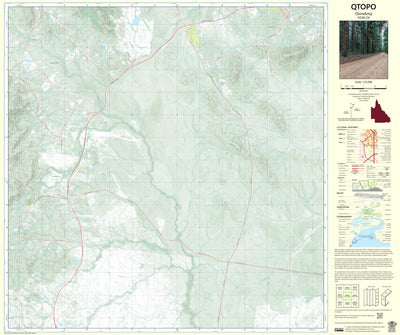 Department of Resources Quondong (9249-24) digital map