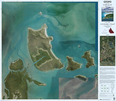 Department of Resources RABBIT ISLAND (8656-213i) digital map