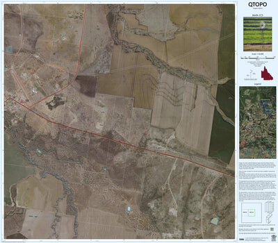 Department of Resources Rolleston (8649-323i) digital map