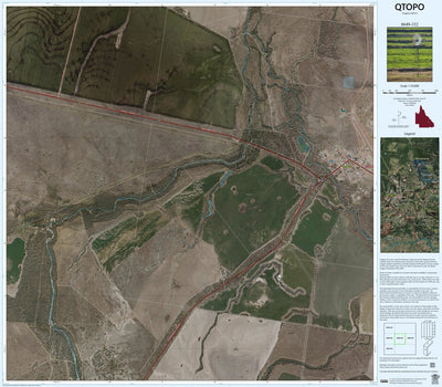 Department of Resources Rolleston (8649-332i) digital map