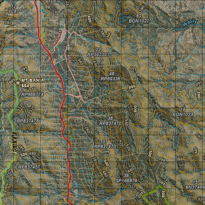 Department of Resources Rosedale (9248i) digital map