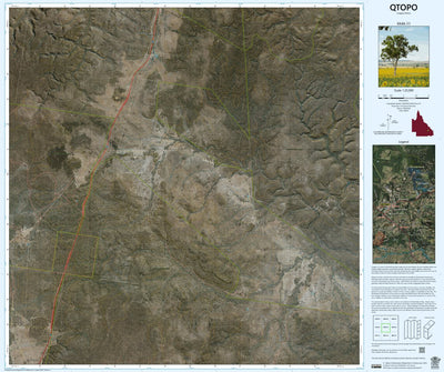 Department of Resources Roundstone Creek (8848-33i) digital map