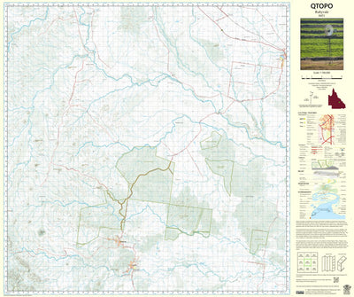 Department of Resources Rubyvale (8451) digital map