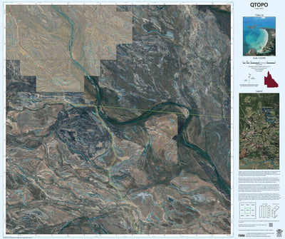 Department of Resources Rutland Plains (7266-14i) digital map