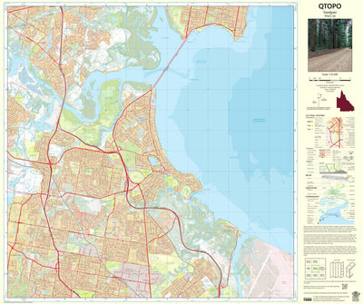 Department of Resources Sandgate (9543-34) digital map