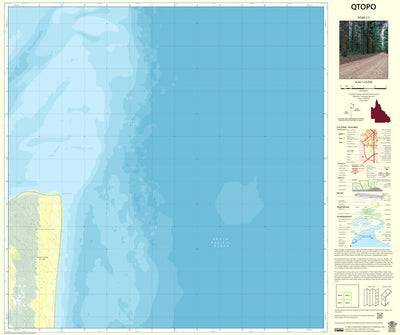 Department of Resources Sandy Cape (9548-13) digital map
