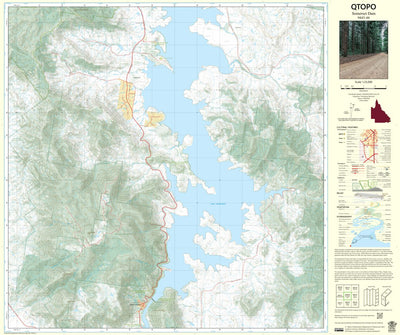 Department of Resources Somerset Dam (9443-44) digital map