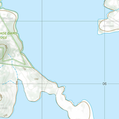 Department of Resources Somerset Dam (9443-44) digital map
