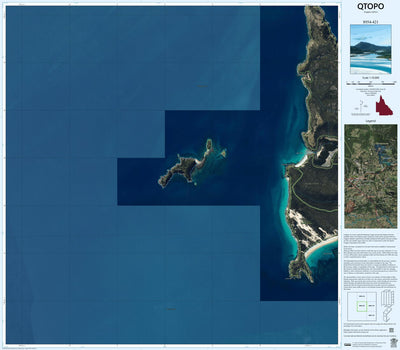 Department of Resources Sphinx Island (8954-421i) digital map