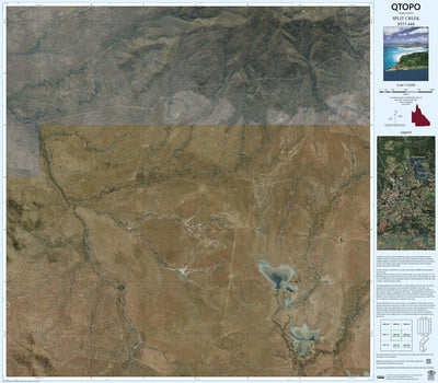 Department of Resources SPLIT CREEK (8557-444i) digital map