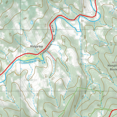 Department of Resources Springbrook (9541-13) digital map
