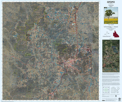 Department of Resources Stanthorpe (9240-1i) digital map