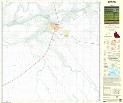 Department of Resources Surat (8743-43) digital map