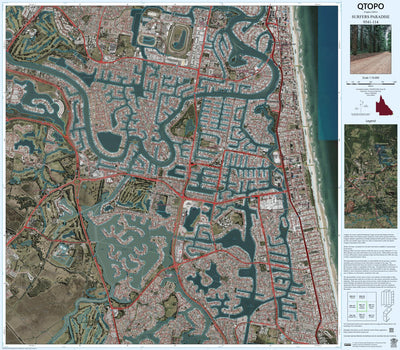 Department of Resources SURFERS PARADISE (9541-114i) digital map