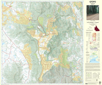 Department of Resources Tamborine (9542-32) digital map
