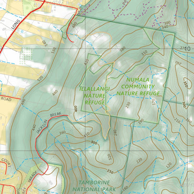 Department of Resources Tamborine (9542-32) digital map