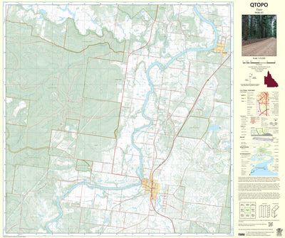 Department of Resources Tiaro (9446-43) digital map