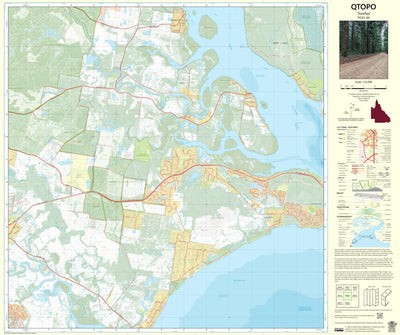 Department of Resources Toorbul (9543-44) digital map