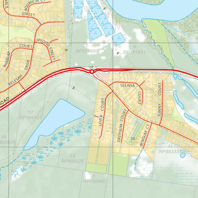 Department of Resources Toorbul (9543-44) digital map