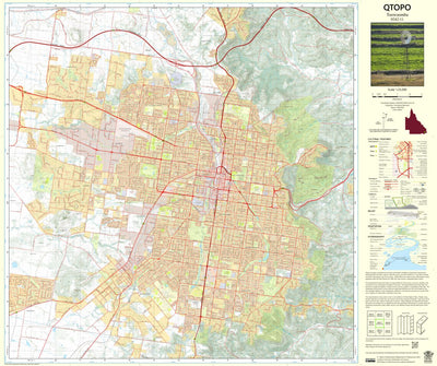 Department of Resources Toowoomba (9242-11) digital map