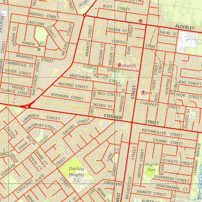 Department of Resources Toowoomba (9242-11) digital map